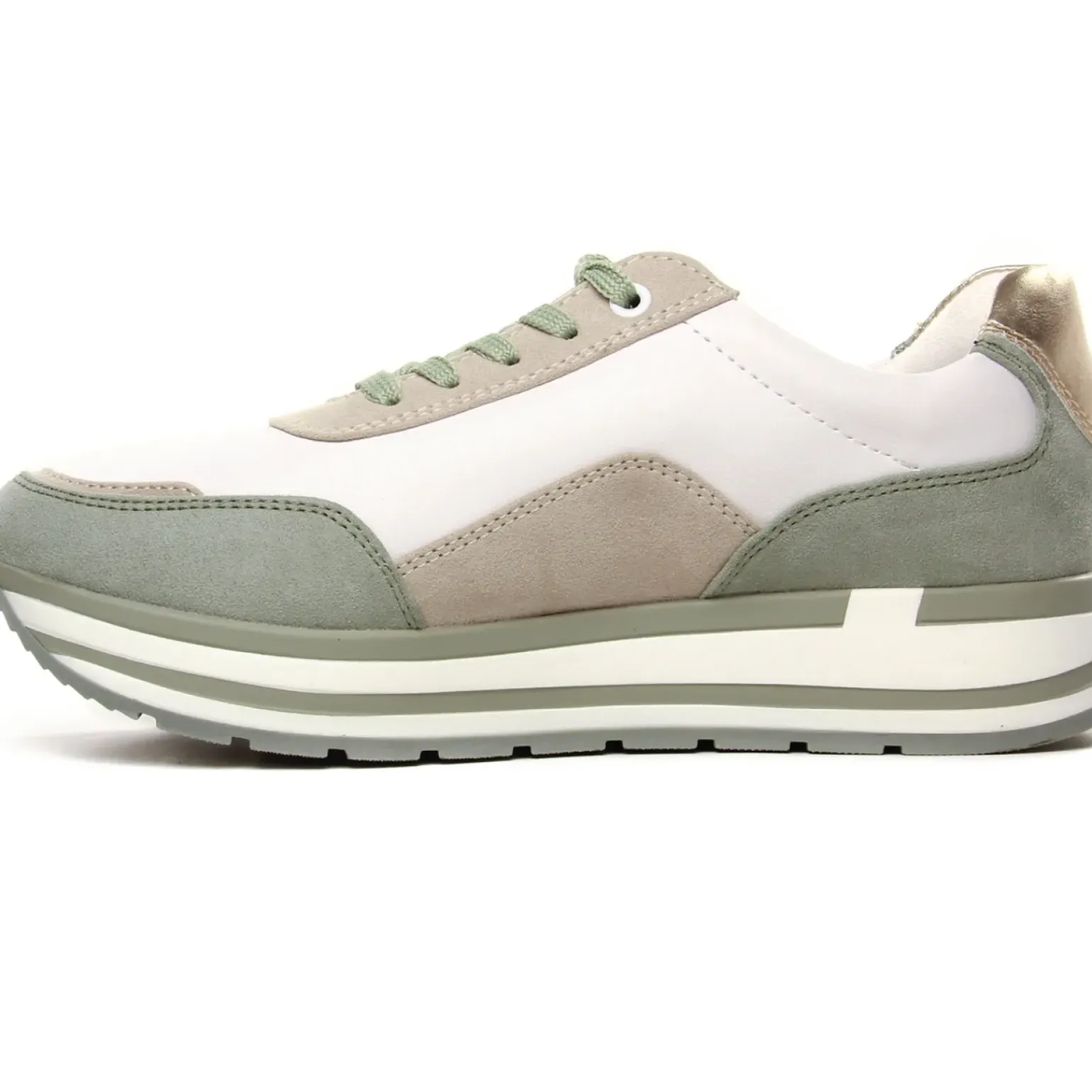 Baskets Plateforme Marco Tozzi 23729 White Dune C