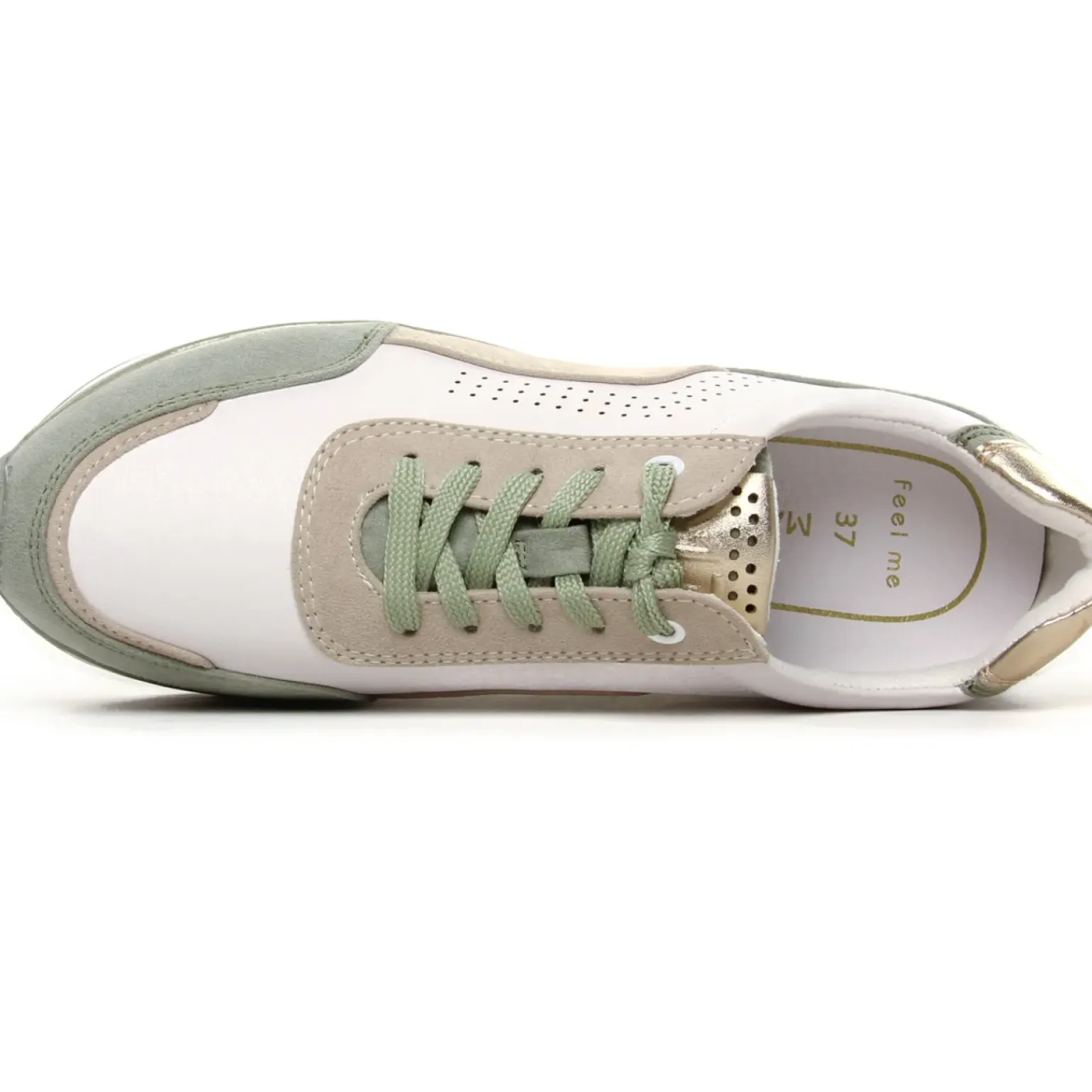 Baskets Plateforme Marco Tozzi 23729 White Dune C
