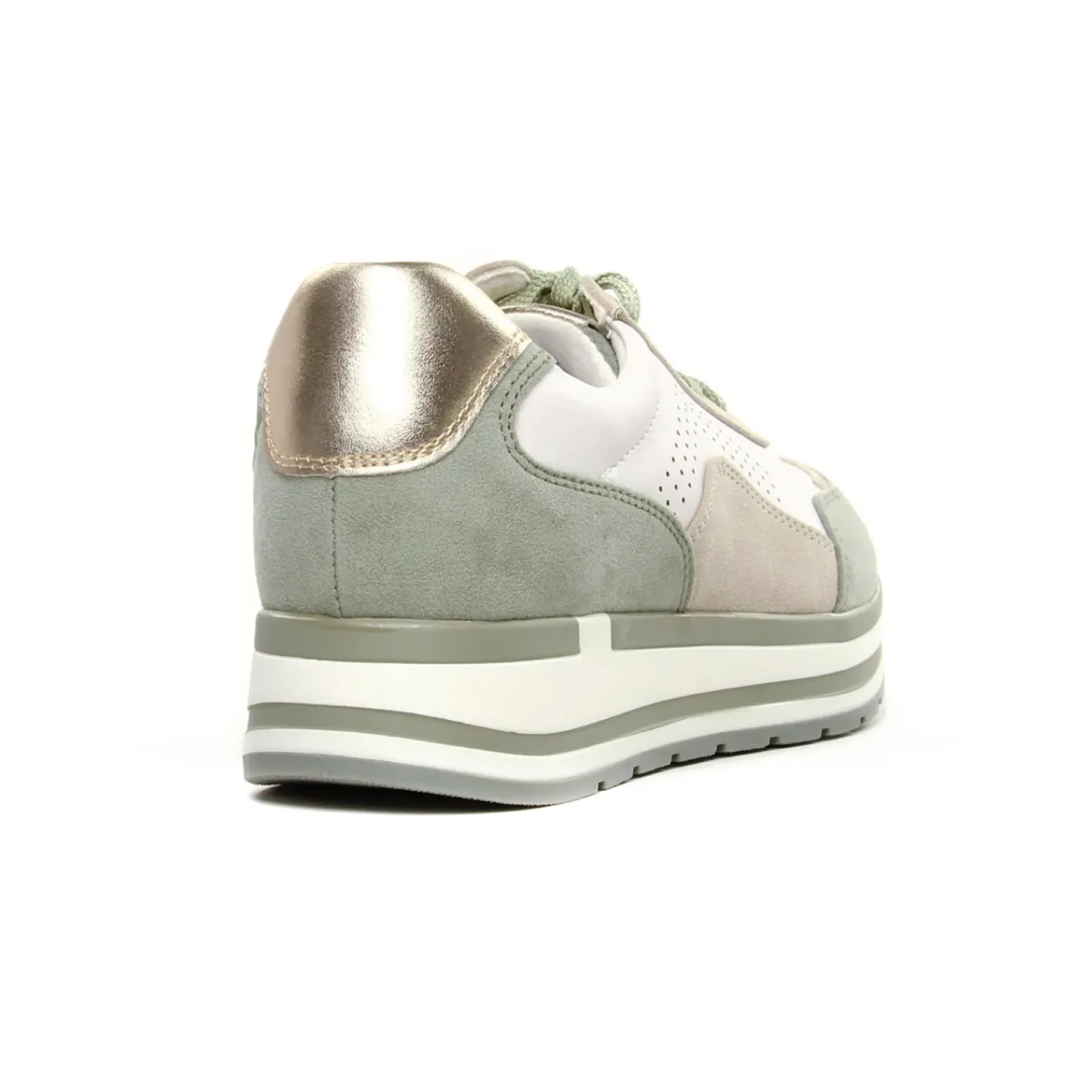 Baskets Plateforme Marco Tozzi 23729 White Dune C