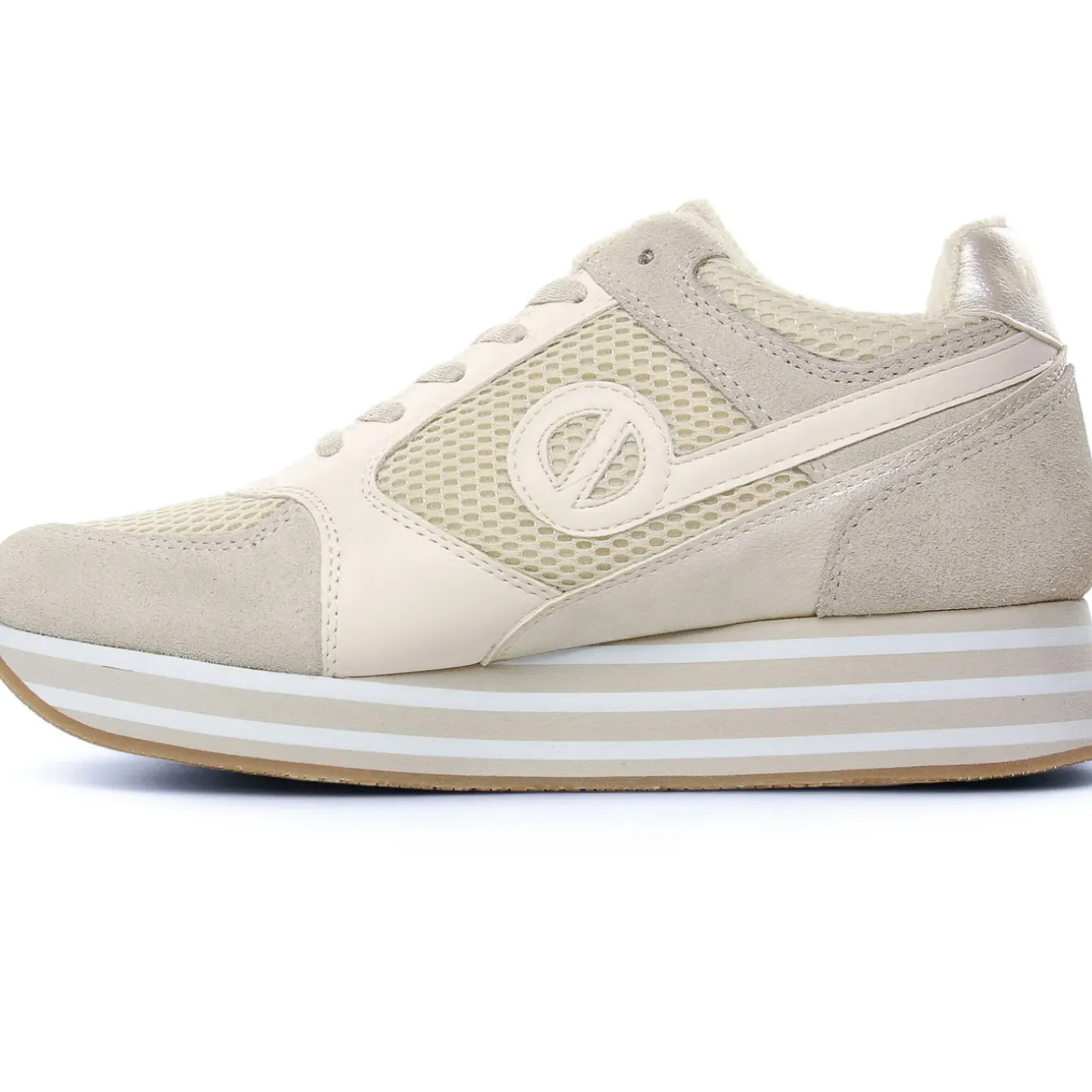 Baskets Plateforme No Name Parko Beige