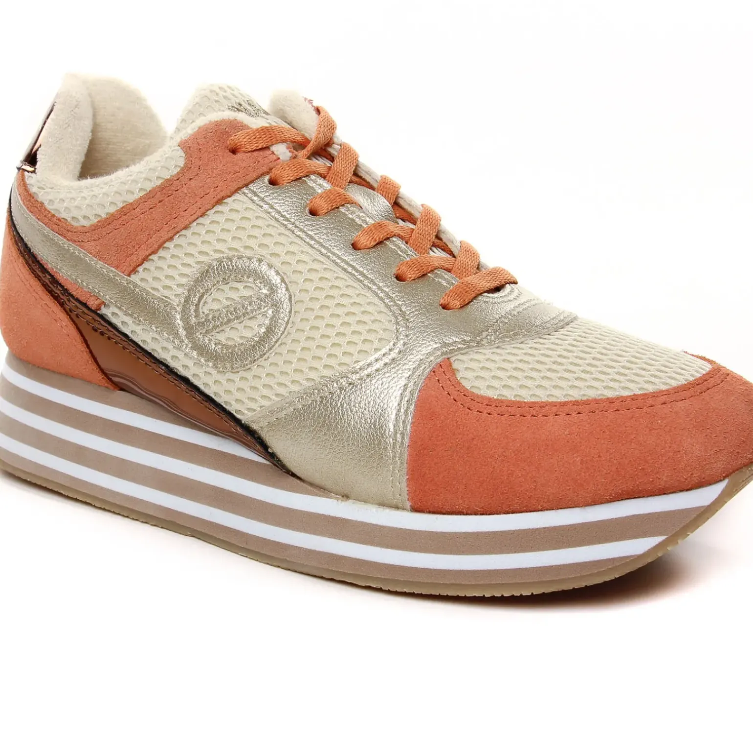 Baskets Plateforme No Name Parko Jogger W Gold