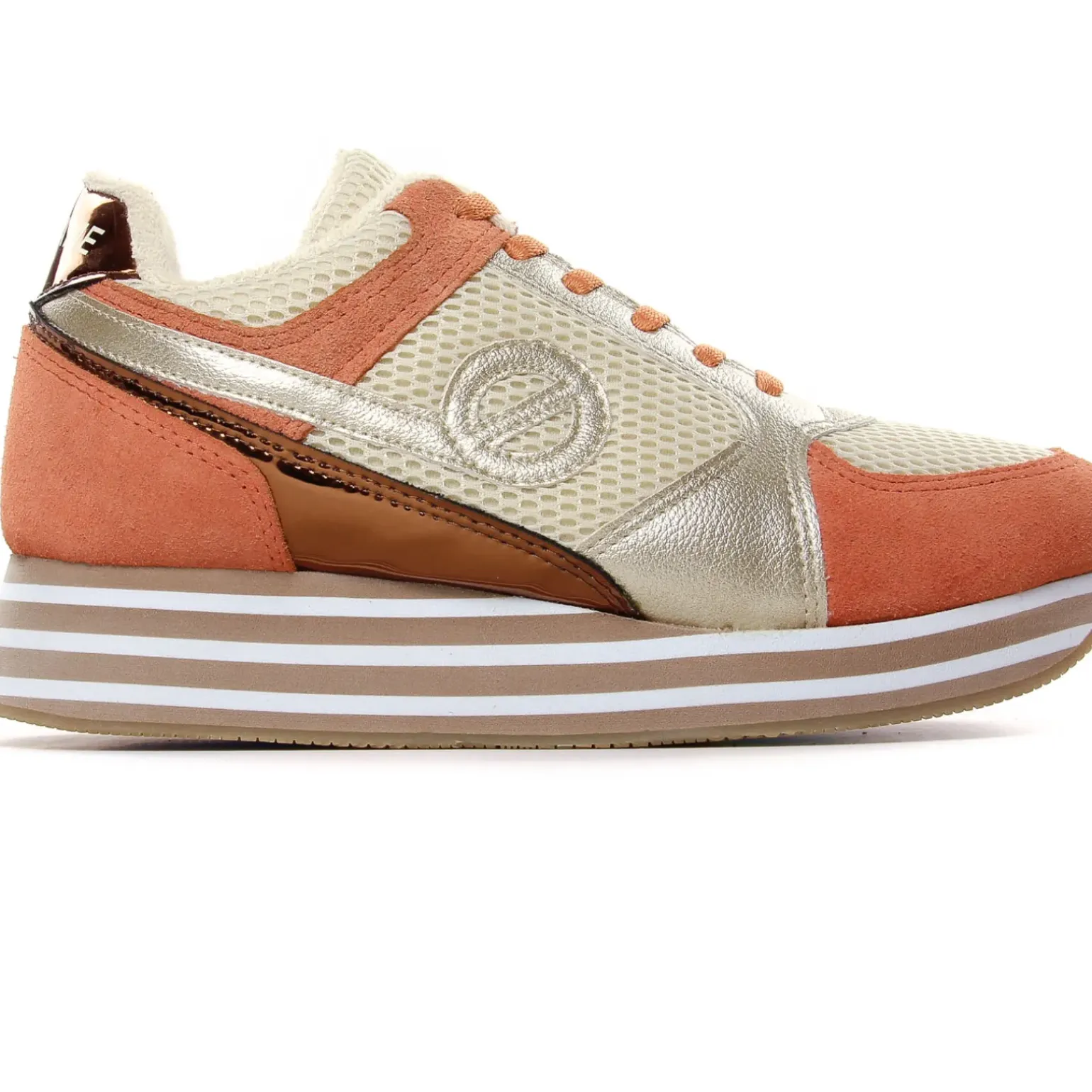 Baskets Plateforme No Name Parko Jogger W Gold