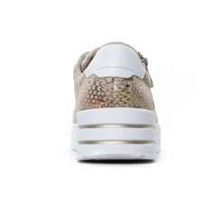 Baskets Plateforme Rieker N8103-60 Beige Multi