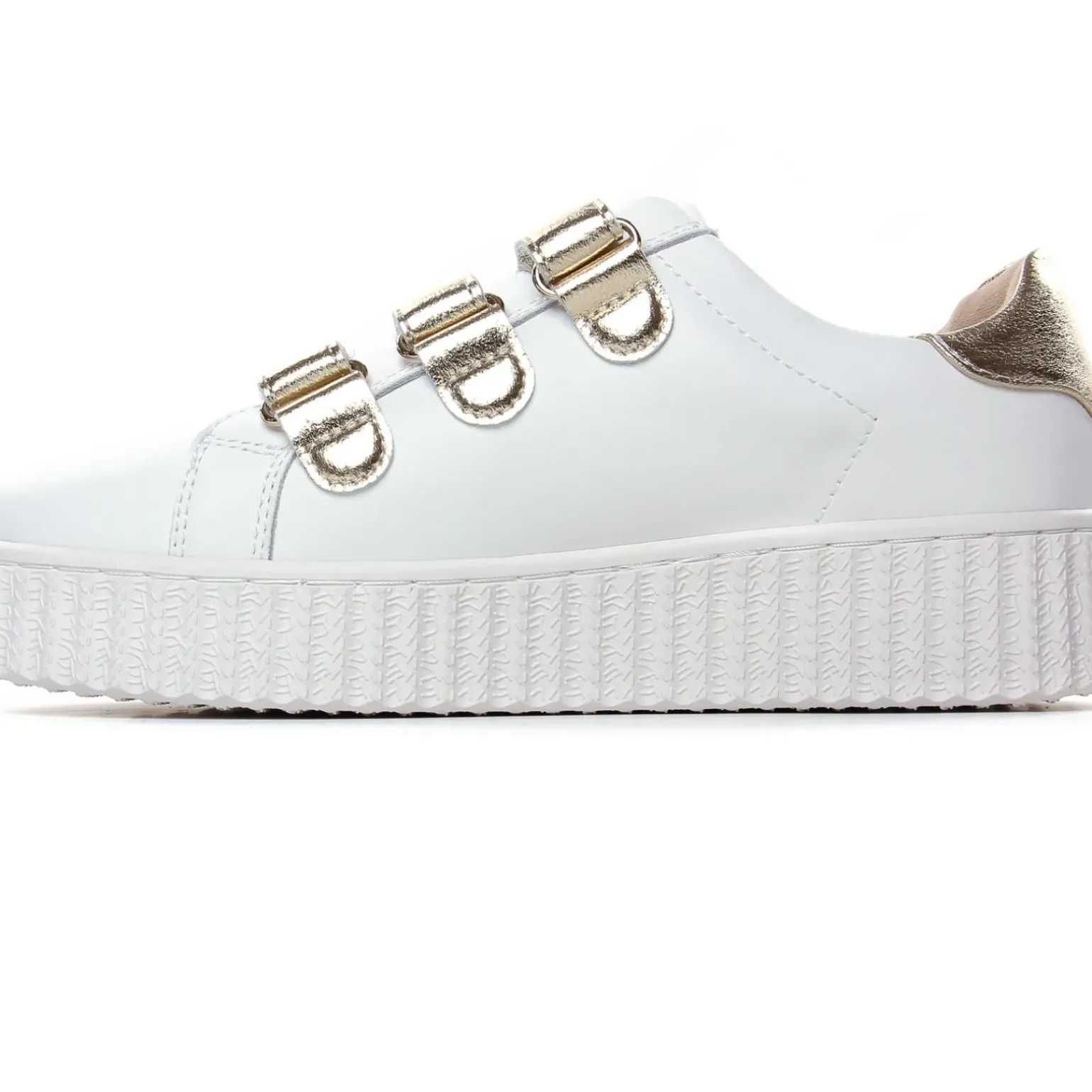 Baskets Plateforme Vanessa Wu Marilou Bk2387 Or