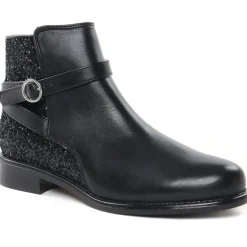 Boots Jodhpur Scarlatine Co99327 Noir Noir Lisse
