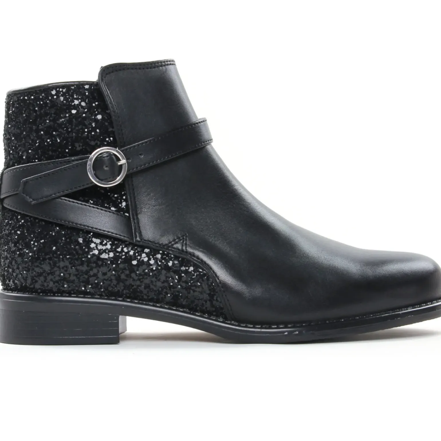 Boots Jodhpur Scarlatine Co99327 Noir Noir Lisse