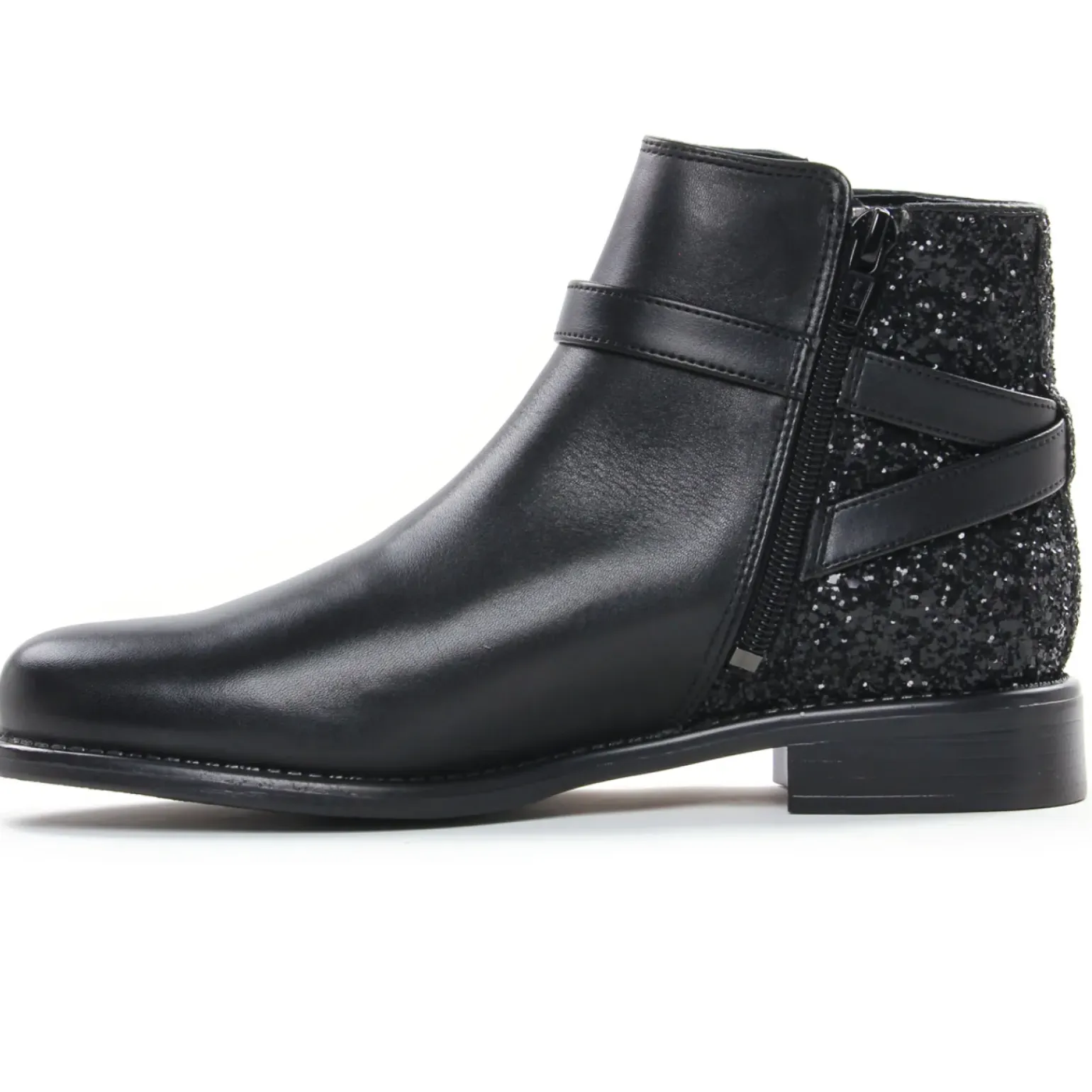 Boots Jodhpur Scarlatine Co99327 Noir Noir Lisse