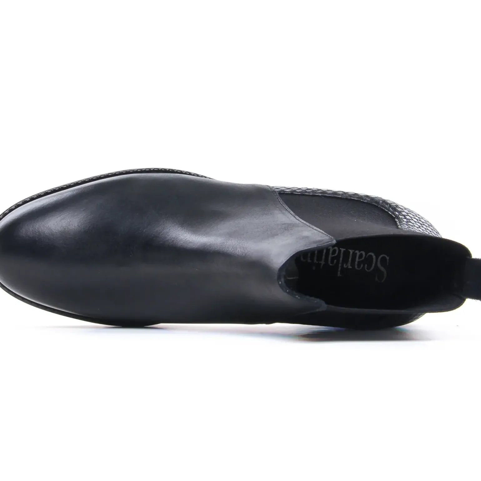 Boots Élastiquées Scarlatine Co99504Ab Noir Noir