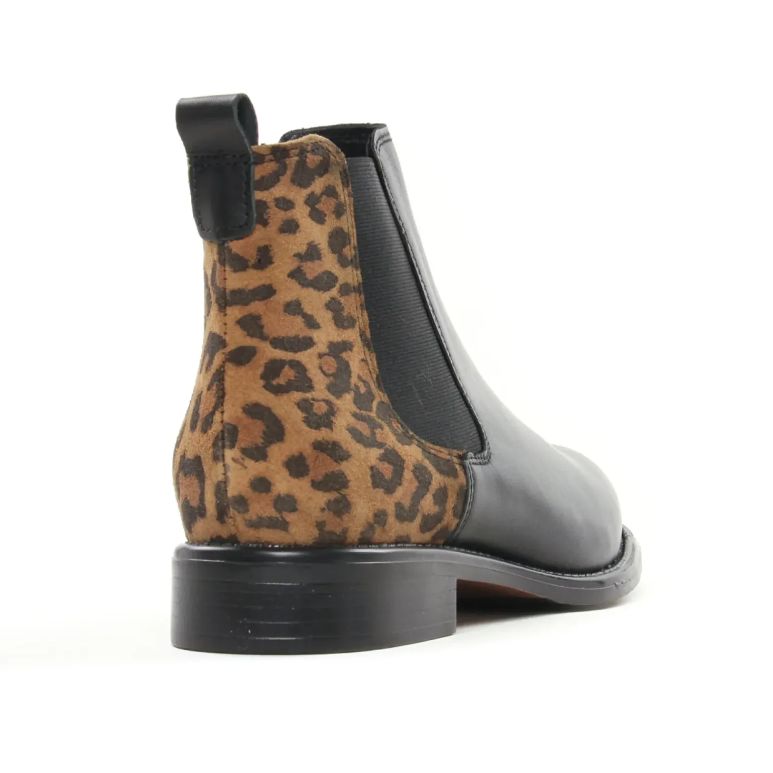 Boots Élastiquées Scarlatine Co77545 A Noir Cognac