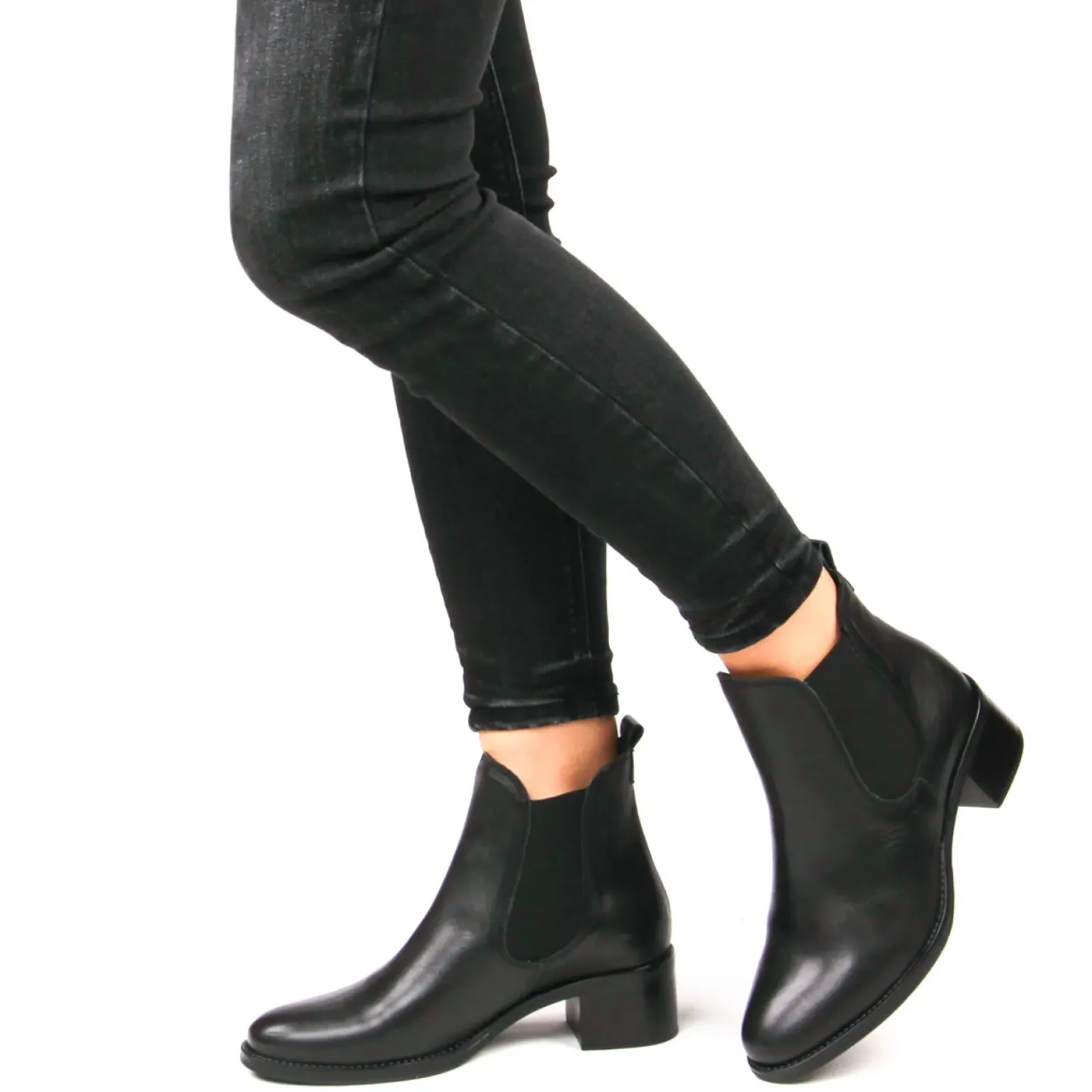 Boots Élastiquées Scarlatine Co99120 B Noir