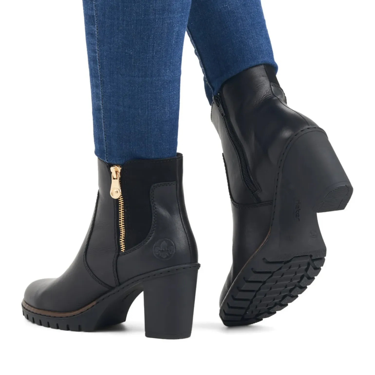 Boots Rieker Y2557-00 Schwarz