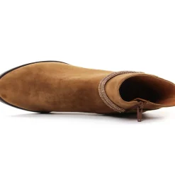 Boots Talon Mamzelle Ovino Velours Camel