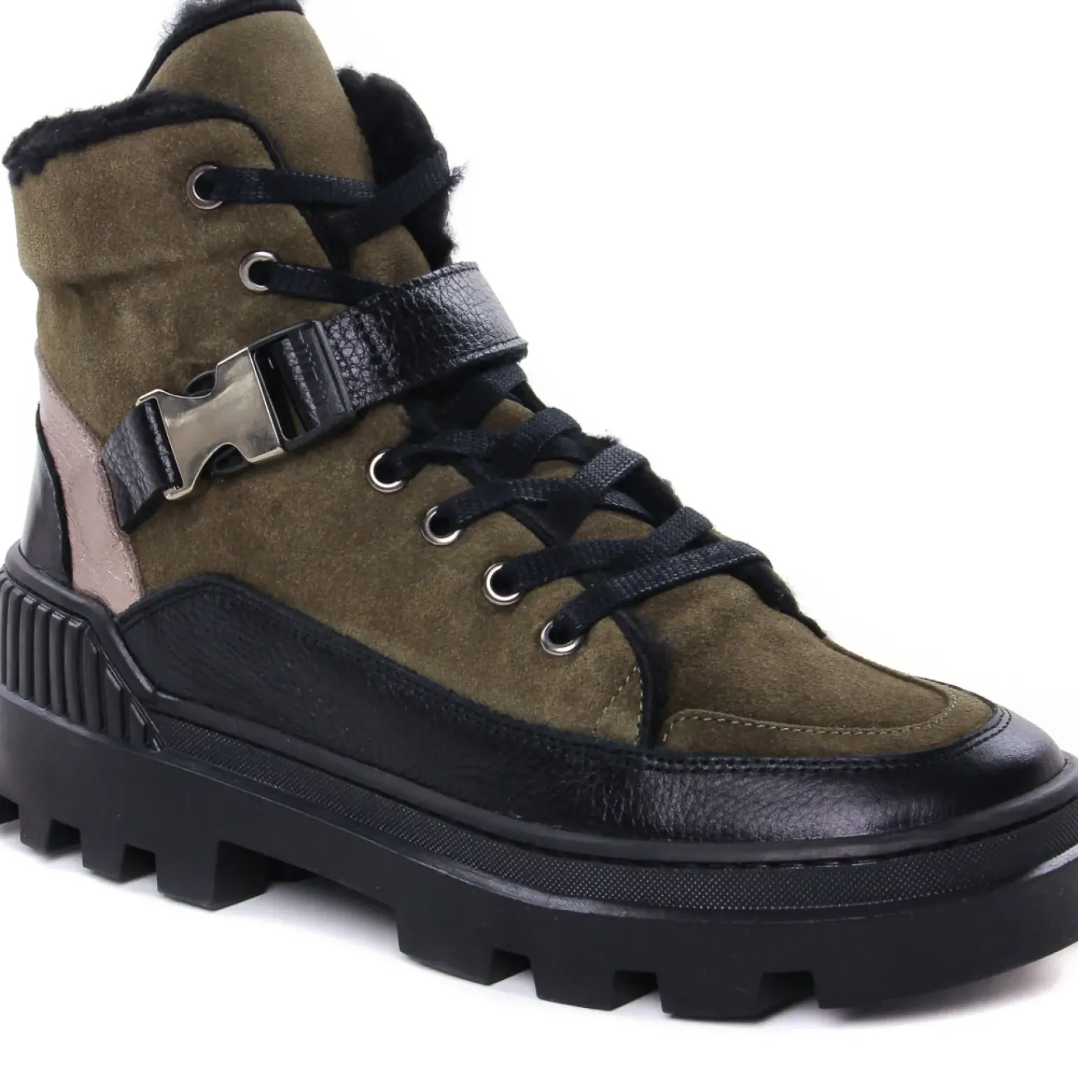 Bottines À Lacets Mamzelle Poula Kaki