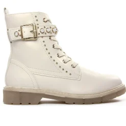 Bottines À Lacets Marco Tozzi 25230 Cream Comb