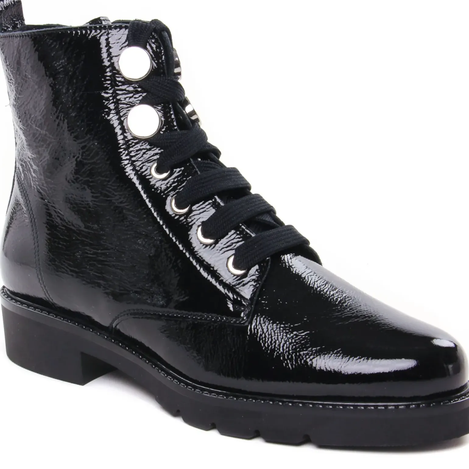 Bottines À Lacets Scarlatine Co77707 Ca Noir Naplack