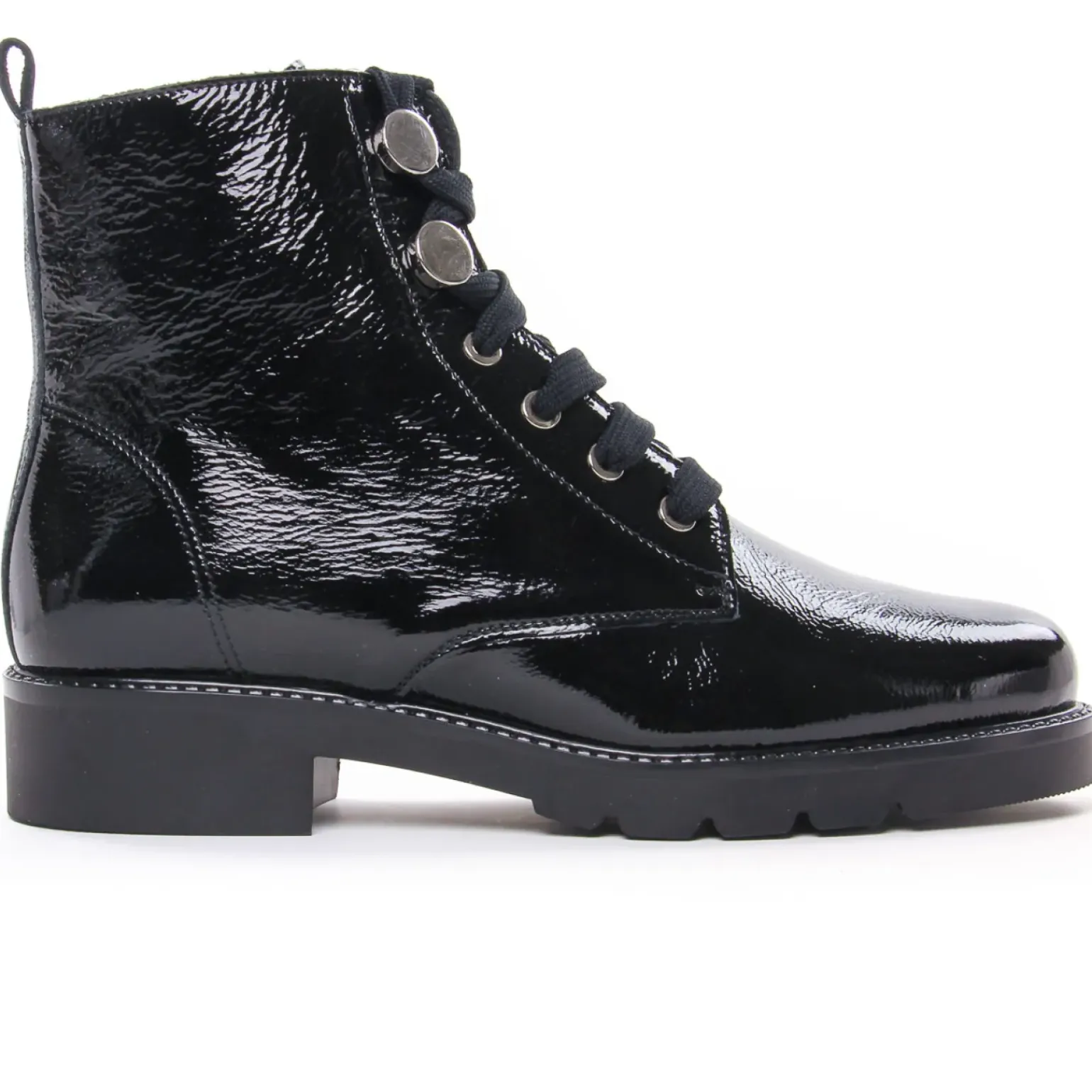 Bottines À Lacets Scarlatine Co77707 Ca Noir Naplack
