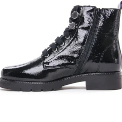 Bottines À Lacets Scarlatine Co77707 Ca Noir Naplack