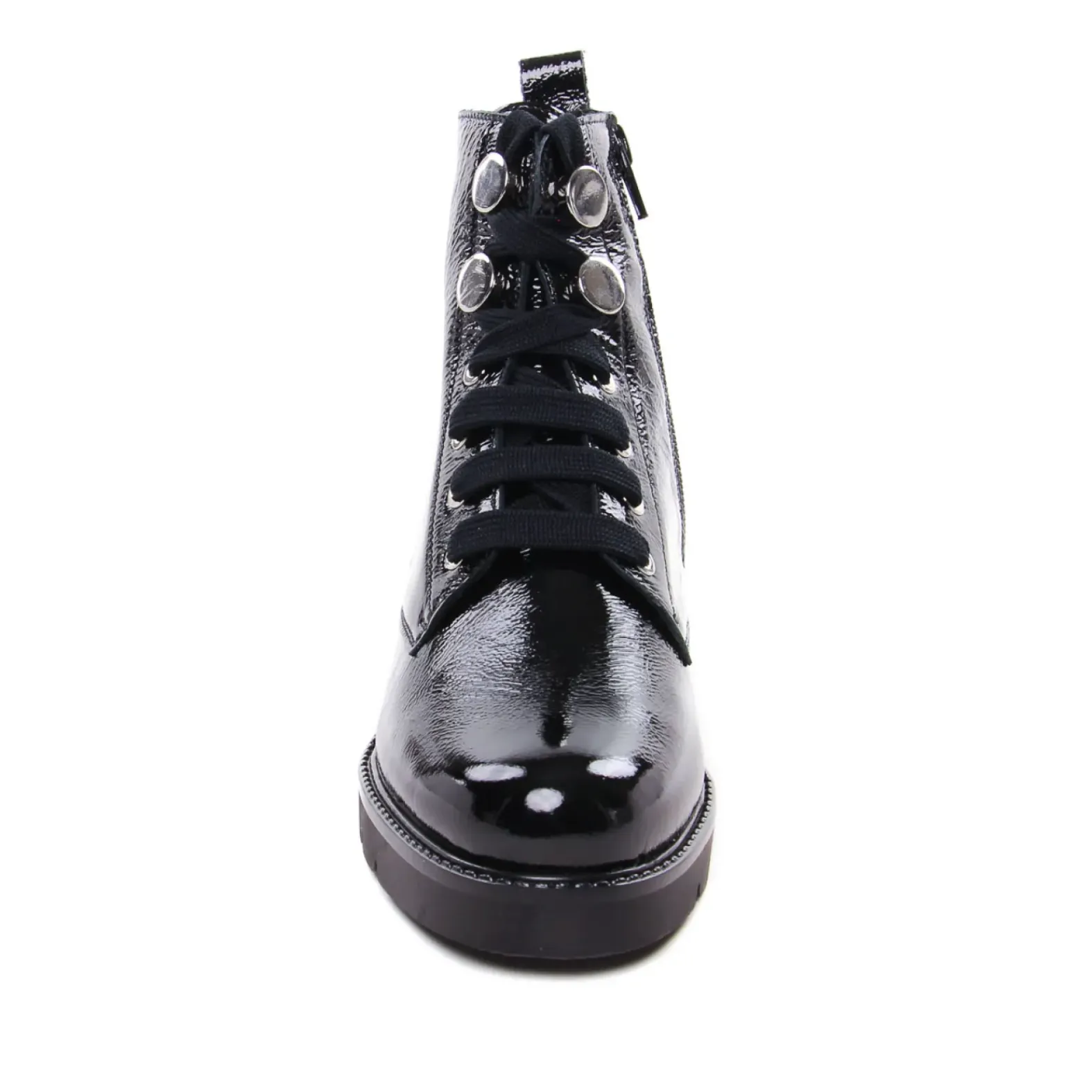 Bottines À Lacets Scarlatine Co77707 Ca Noir Naplack