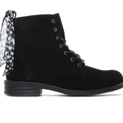 Bottines À Lacets Scarlatine Madonna Noir