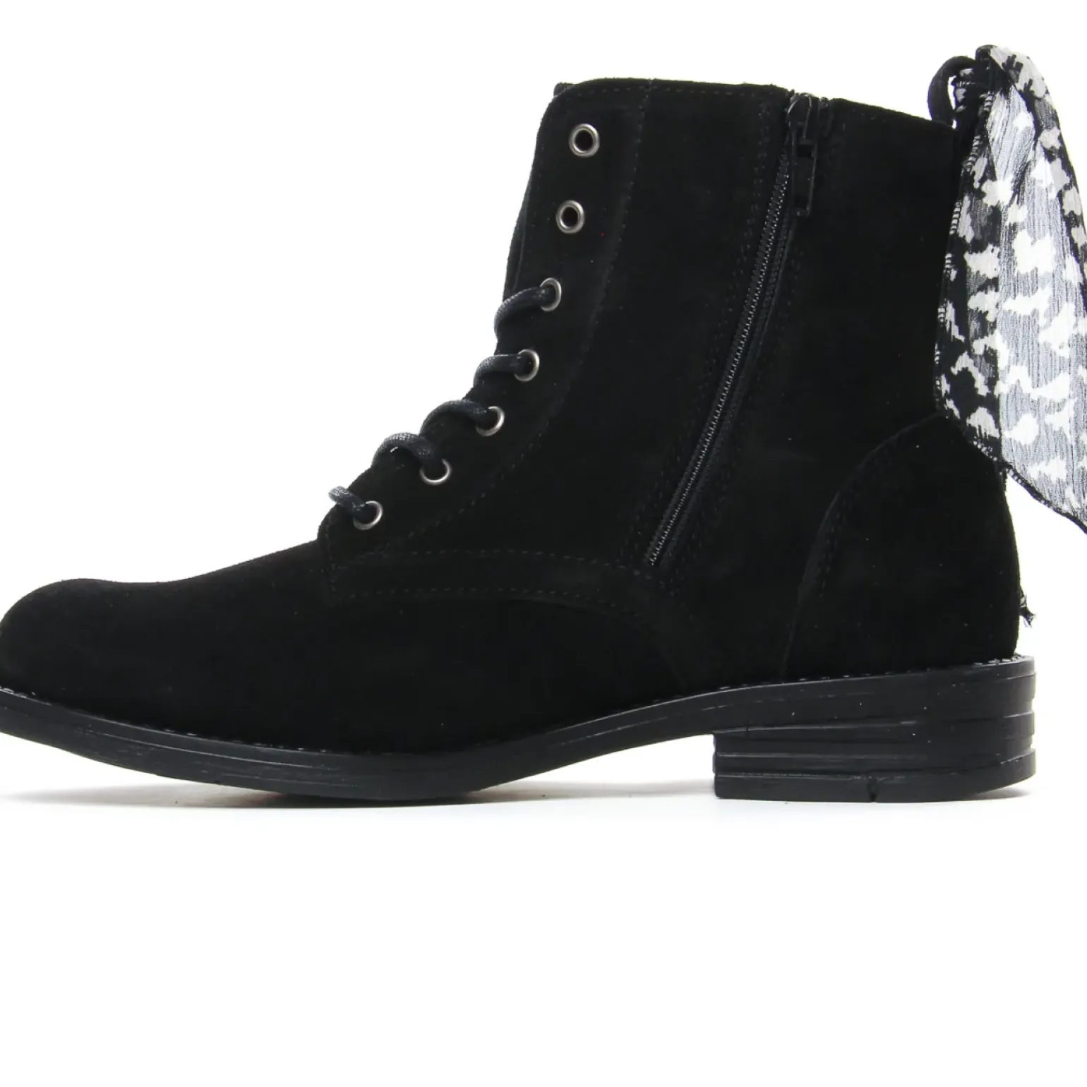 Bottines À Lacets Scarlatine Madonna Noir
