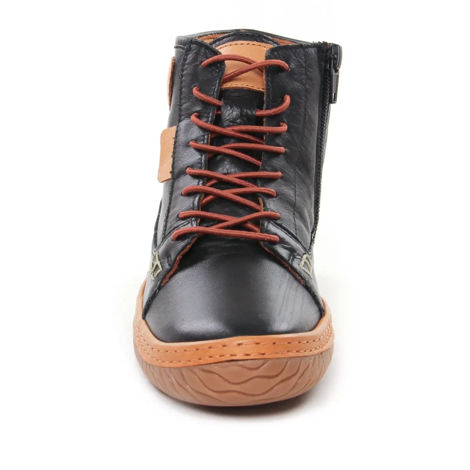 Bottines À Lacets Scarlatine Mina Noir