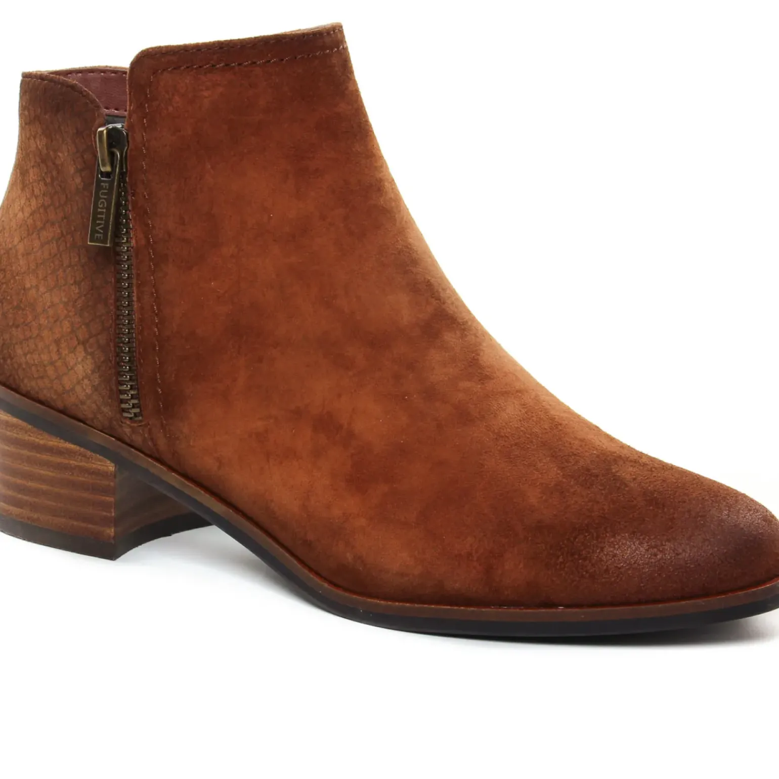 Bottines Talon Fugitive Racine Chataigne