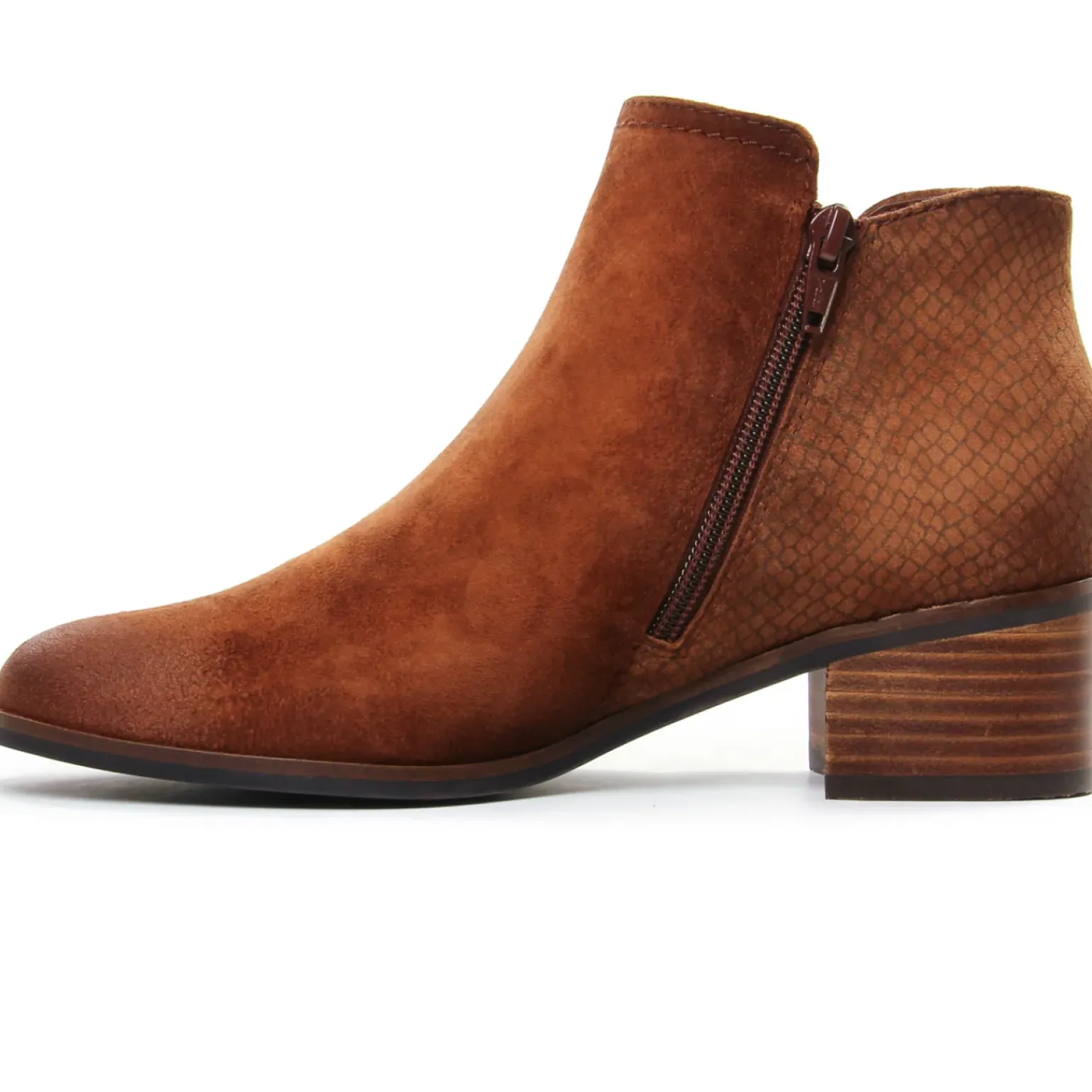 Bottines Talon Fugitive Racine Chataigne