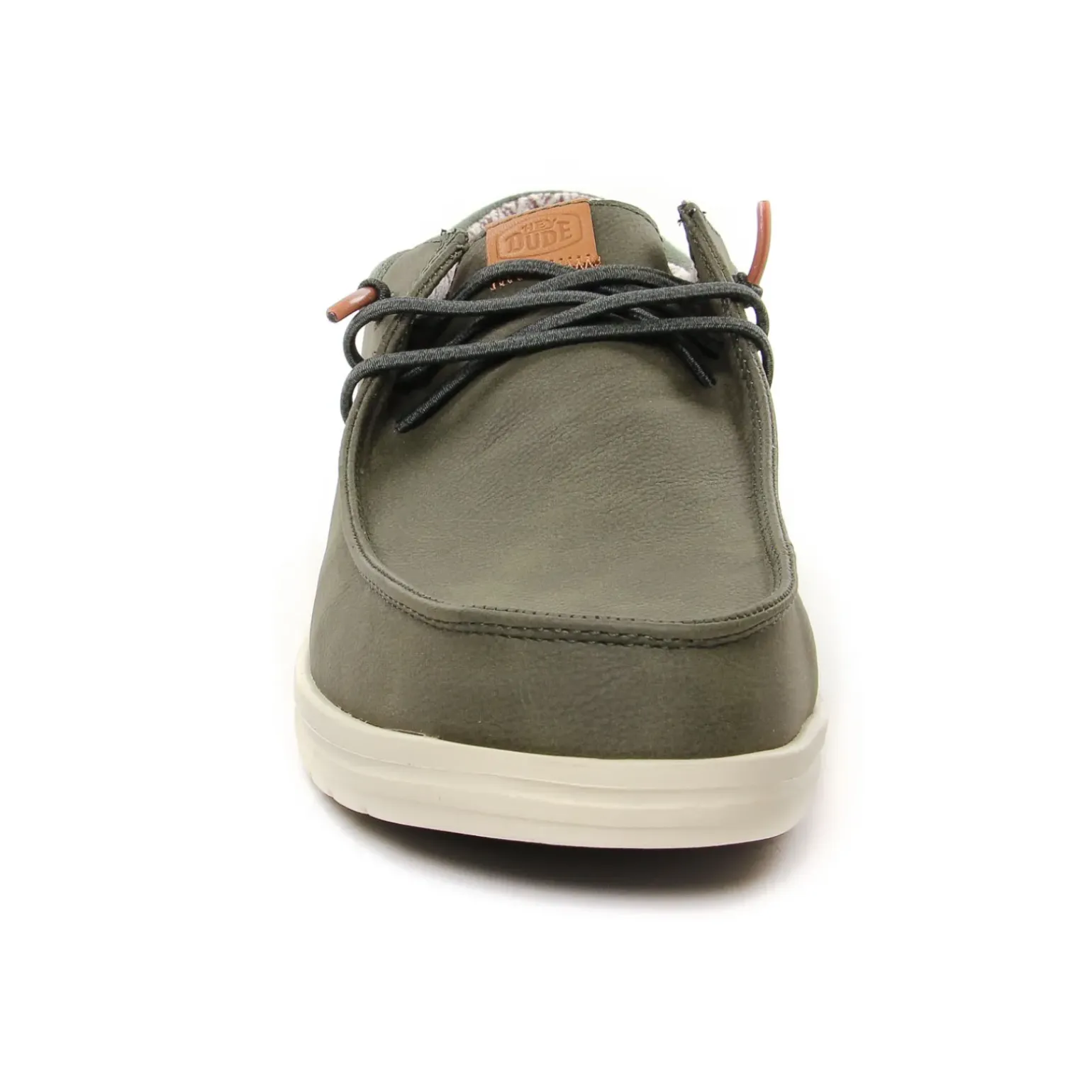 Chaussures Basses À Lacets Hey Dude Wally Classic 43352 Olive