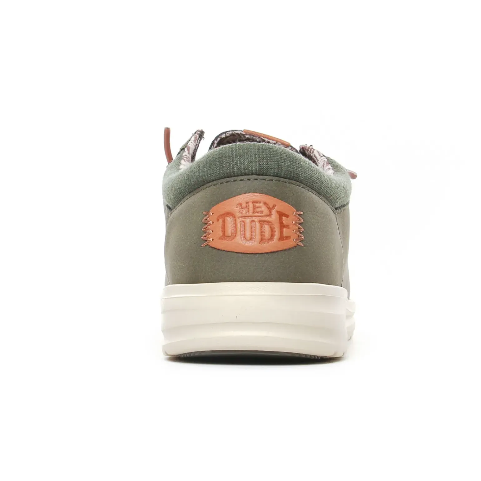 Chaussures Basses À Lacets Hey Dude Wally Classic 43352 Olive