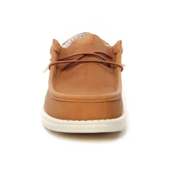 Chaussures Basses À Lacets Hey Dude Wally Classic Xtra Wide Tan