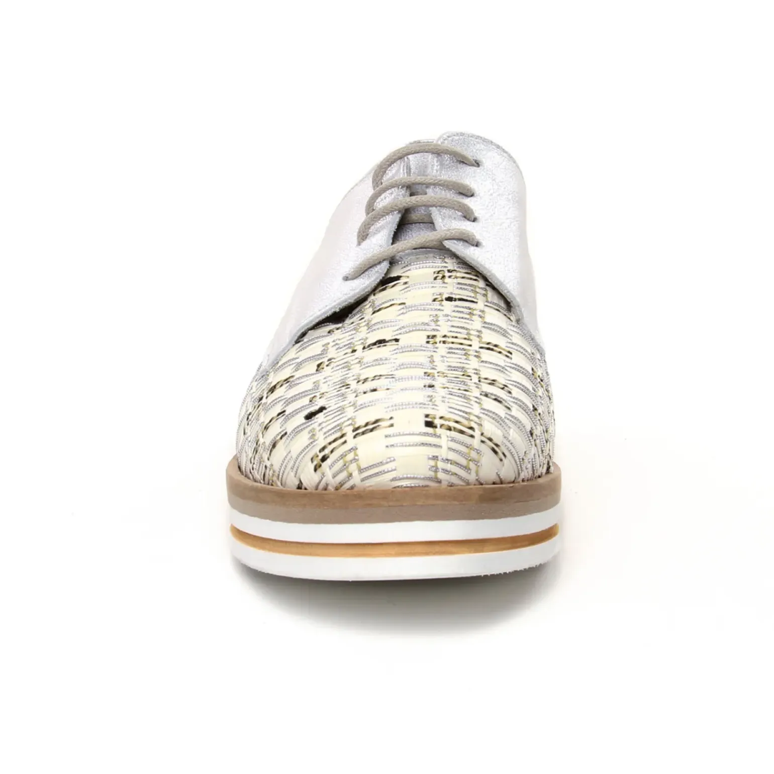 Derbys Compensées Dorking Romy D7852 Argent