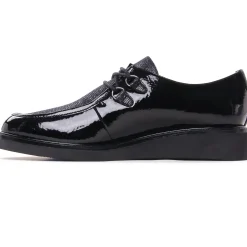 Derbys Compensées Fugitive Choupi Vernis Noir