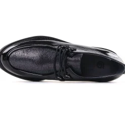 Derbys Compensées Fugitive Choupi Vernis Noir