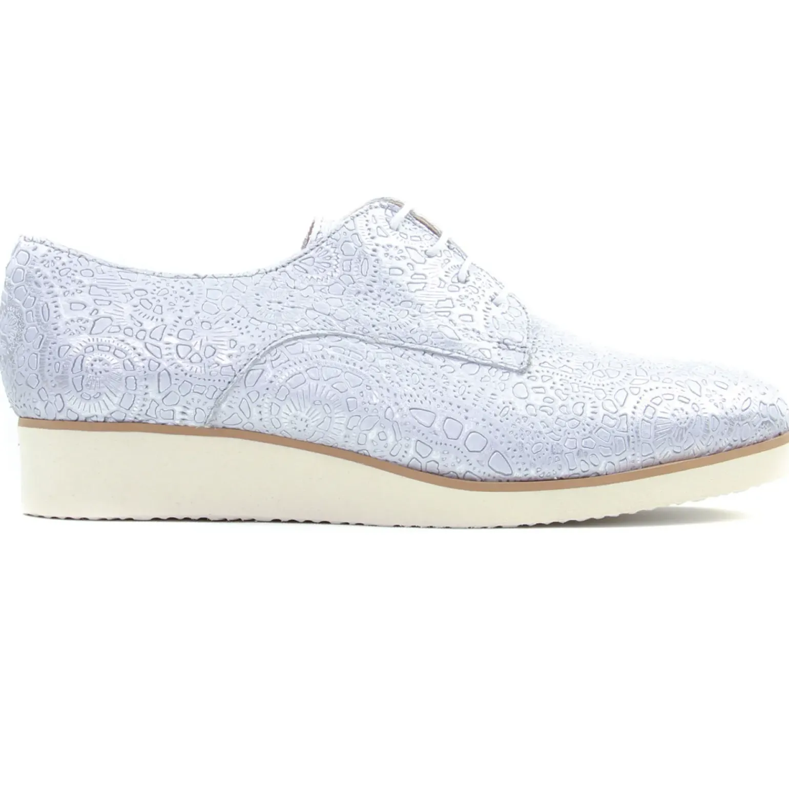 Derbys Compensées Scarlatine 22000 Ba Blanc
