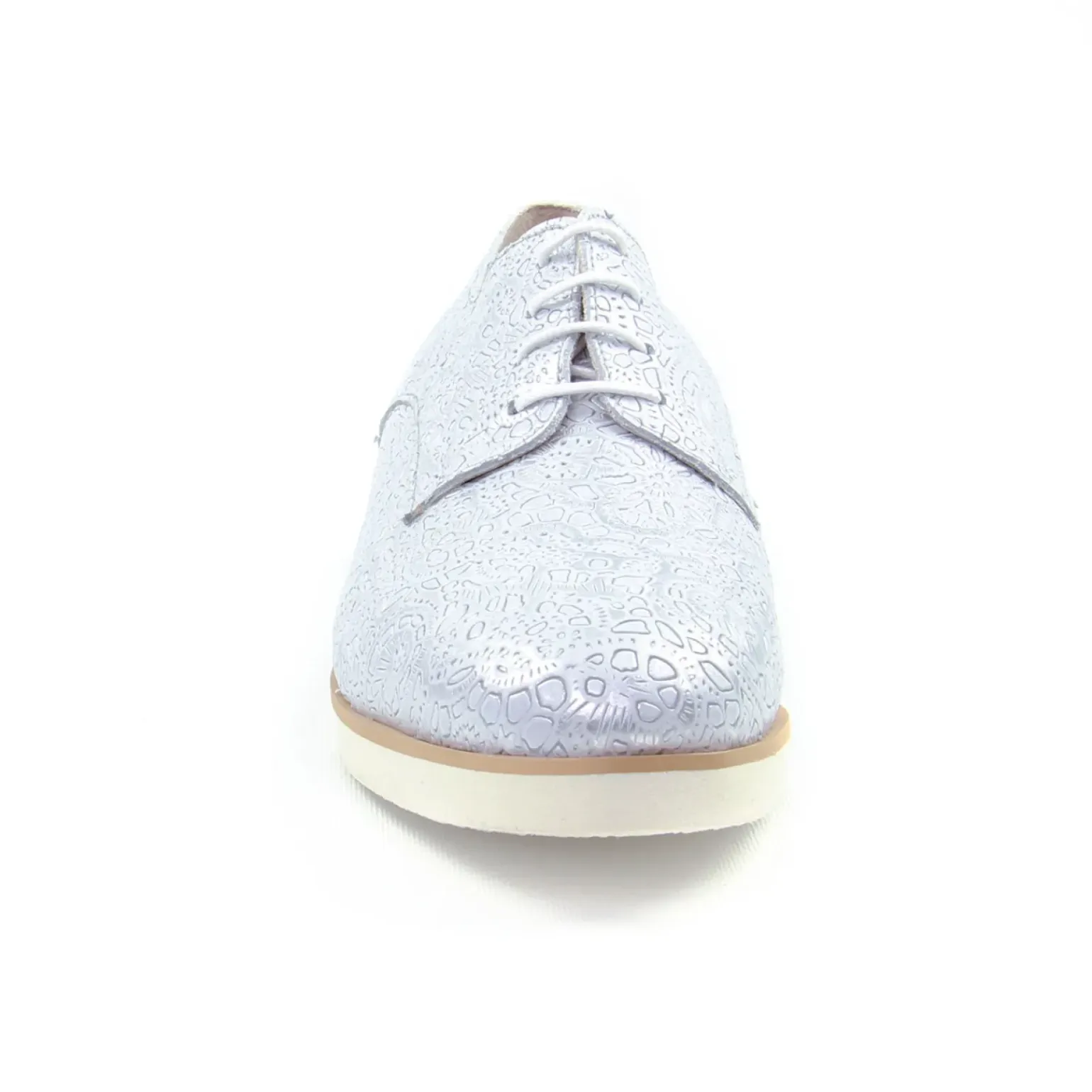 Derbys Compensées Scarlatine 22000 Ba Blanc