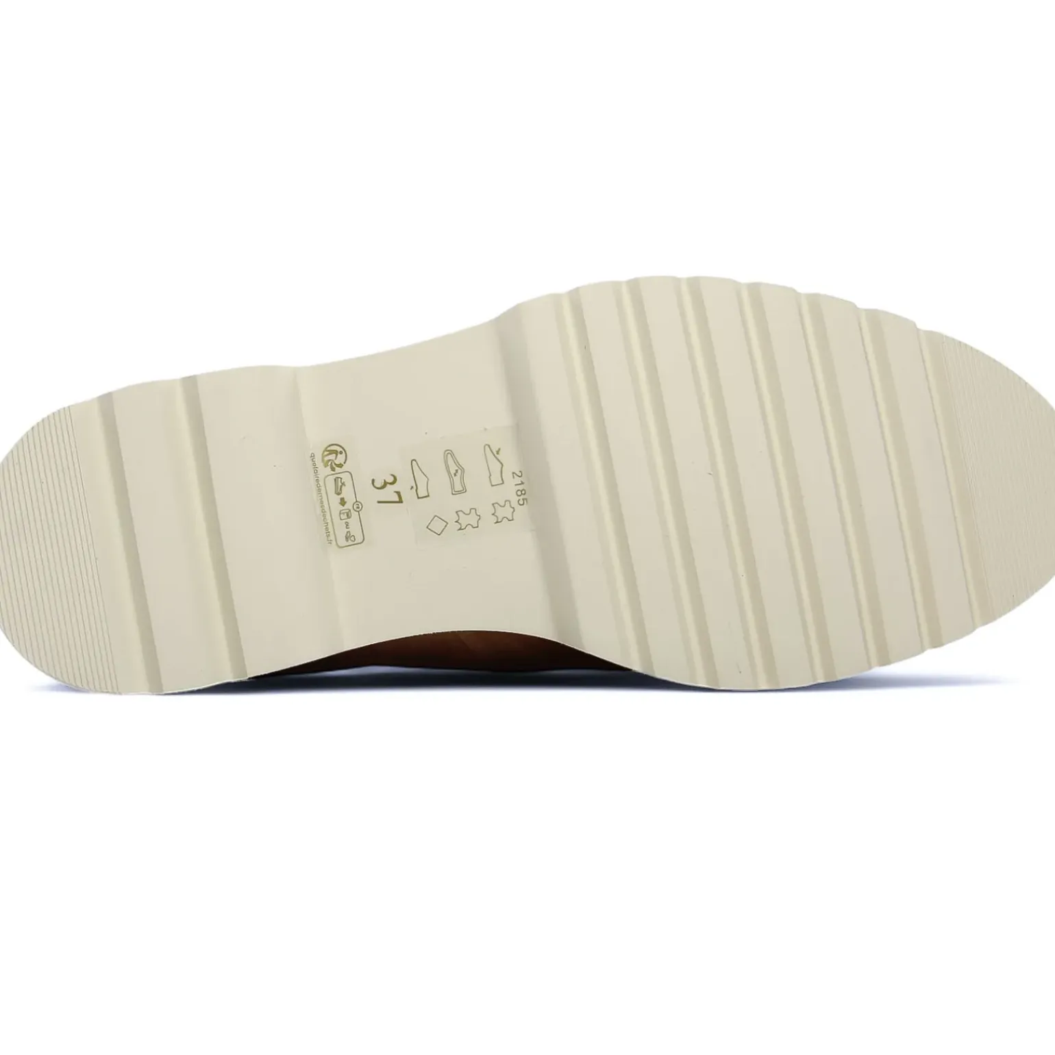Derbys Fugitive Cylex Velour Tan