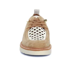 Derbys Fugitive Cylex Velour Tan