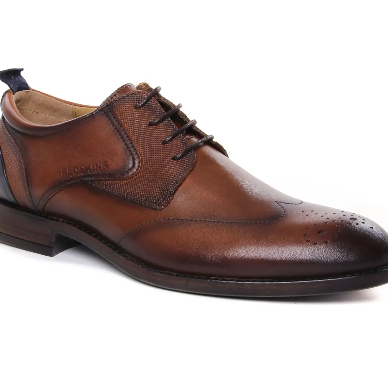 Derbys Redskins Rare Cognac Marine