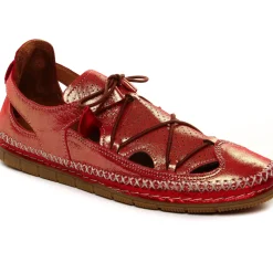 Espadrilles Coco Et Abricot Melinnew Rouge