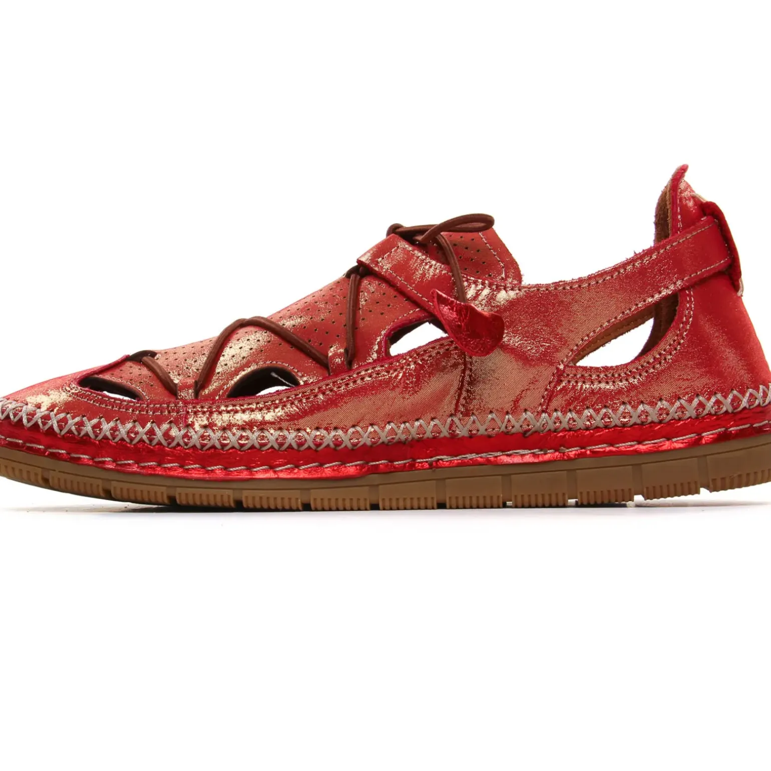 Espadrilles Coco Et Abricot Melinnew Rouge