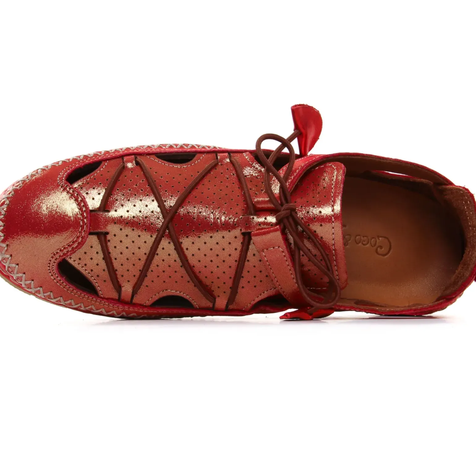 Espadrilles Coco Et Abricot Melinnew Rouge