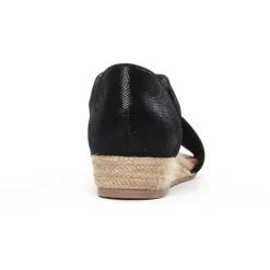 Espadrilles Compensées Cordes Scarlatine 44281 V Noir Gecos