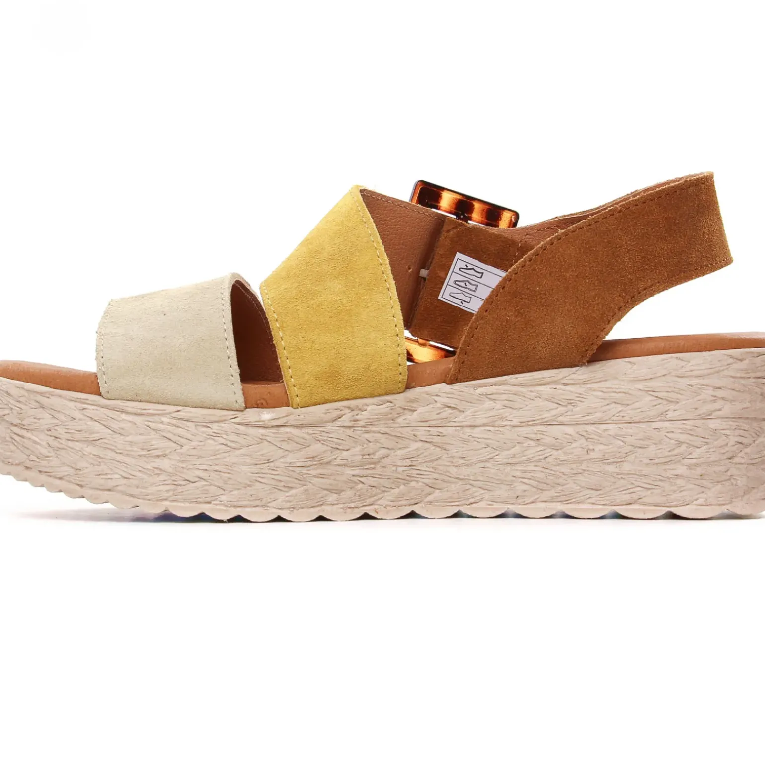 Espadrilles Compensées Eva Frutos 718 Beige Cuero