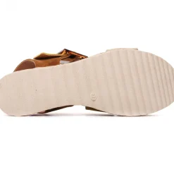Espadrilles Compensées Eva Frutos 718 Beige Cuero