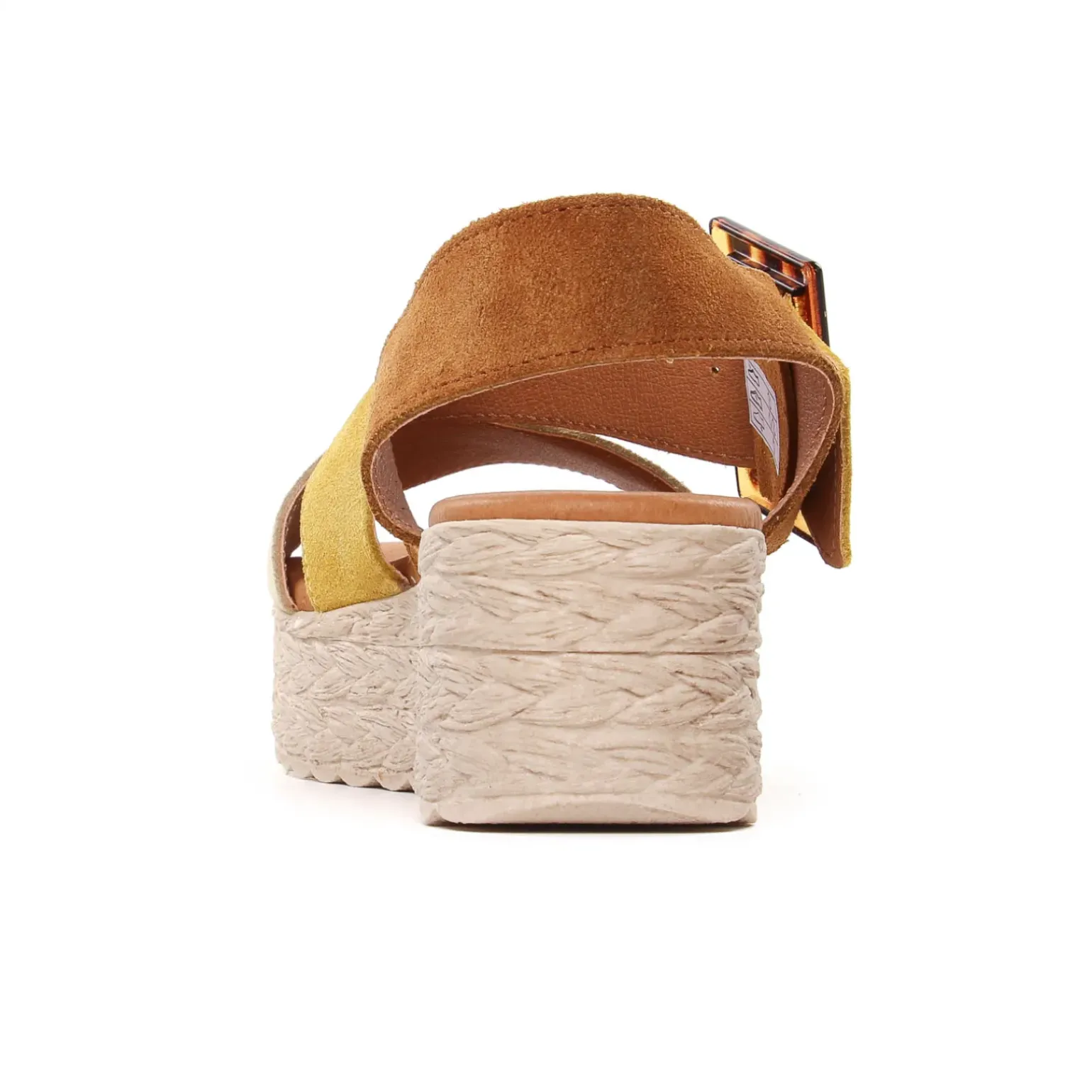 Espadrilles Compensées Eva Frutos 718 Beige Cuero