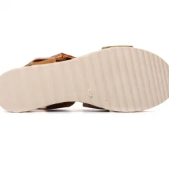 Espadrilles Compensées Eva Frutos 718 Militaire Beige