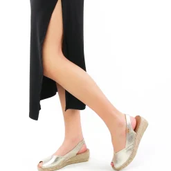 Espadrilles Compensées Toni Pons Berniap Platine
