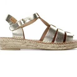 Espadrilles Compensées Toni Pons Emma Platine