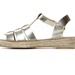 Espadrilles Compensées Toni Pons Emma Platine