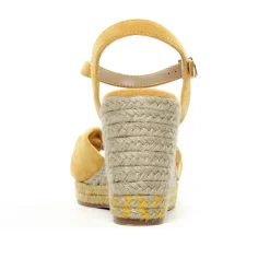 Espadrilles Compensées Vanessa Wu Sd2349 Jaune